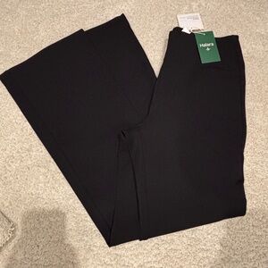 Halara Flex High Waisted Back Side Pocket Slight Flare Work Pants/M regular